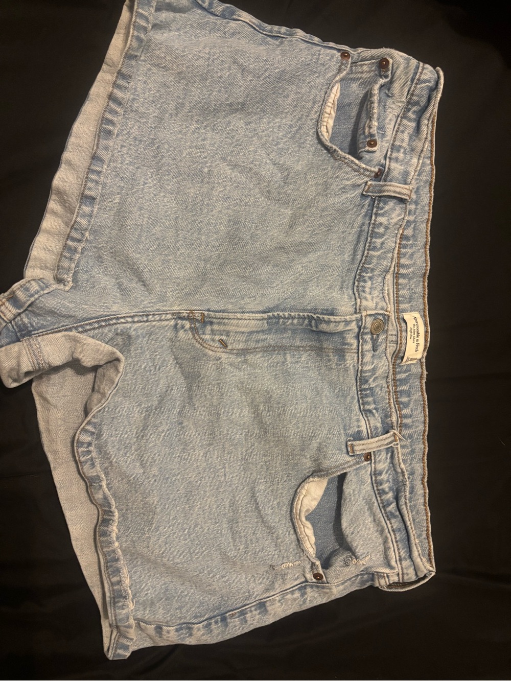 Abercrombie & Fitch Light Blue Denim Jean Shorts